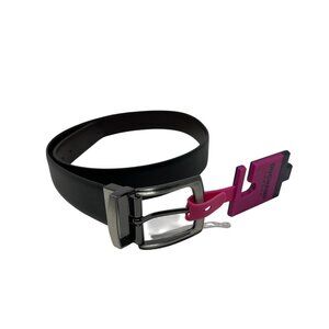 Duchamp London Reversible Leather Belt Black & Brown Size 32 Genuine Leather